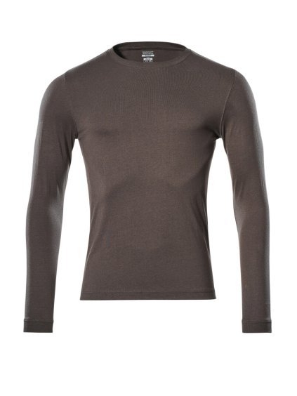 Triko s dlouhým rukávem Tmavě antracitová (Velikost XL)