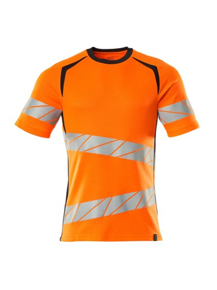 Triko Hi-vis oranžová/černo modrá (Velikost XL)
