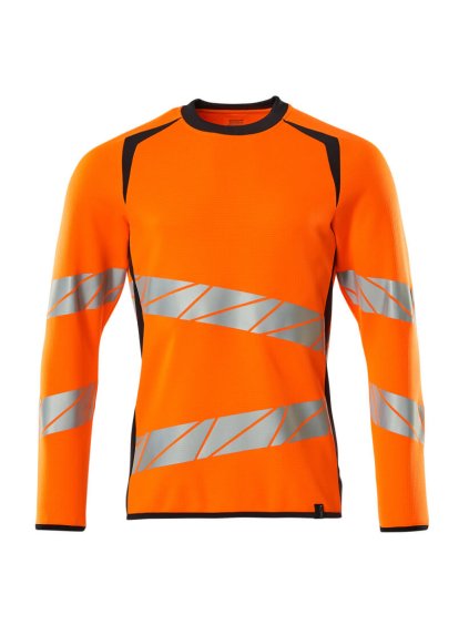 Mikina Hi-vis oranžová/černo modrá (Velikost XS)