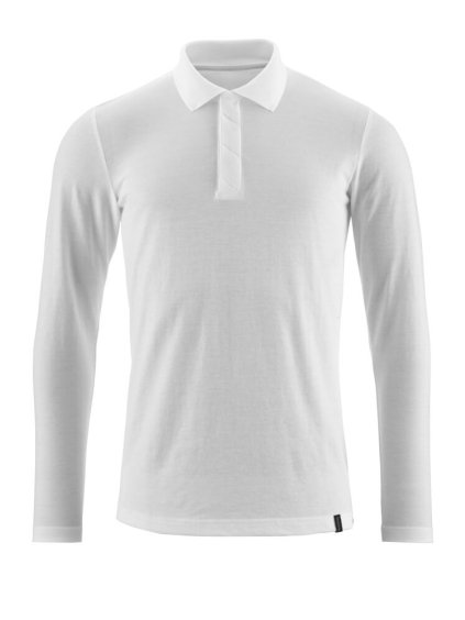 Polokošile s dlouhým rukávem Bílá (Velikost XS)