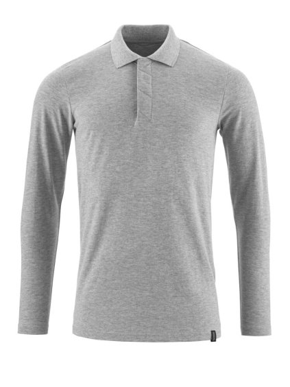 Polokošile s dlouhým rukávem Šedá melánž (Velikost XS)