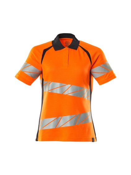 Polokošile Hi-vis oranžová/černo modrá (Velikost XS)