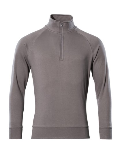 Mikina s krátkým zipem Antracit (Velikost XS)