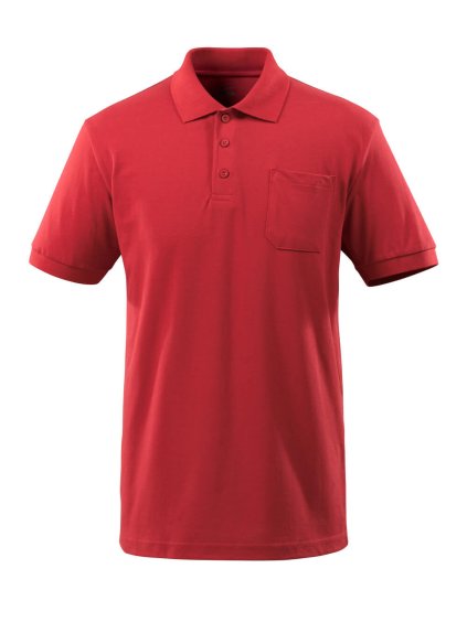 Polokošile s náprsní kapsou Červená (Velikost XL)