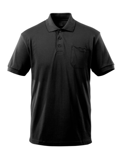 Polokošile s náprsní kapsou Černá (Velikost XL)