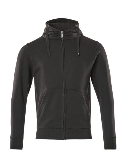 Mikina s kapucí na zip Černá (Velikost XS)