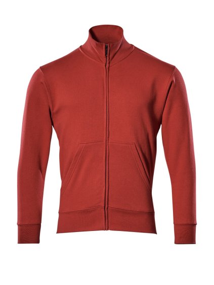 Mikina se zipem Červená (Velikost XS)