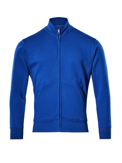 Mikina se zipem Zrnitá modrá (Velikost XS)