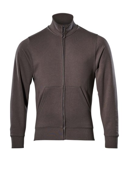 Mikina se zipem Tmavě antracitová (Velikost XS)