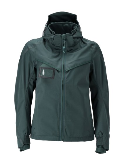 Hardshell bunda Lesní zelená (Velikost XS)