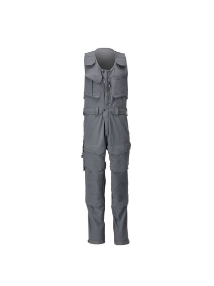 Kombinované kalhoty s kolenními kapsami Antracitově šedá (Velikost 68)