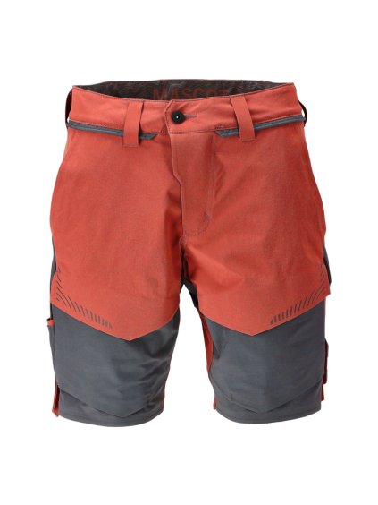 Šortky Podzimní červená/antracitově šedá (Velikost 68)