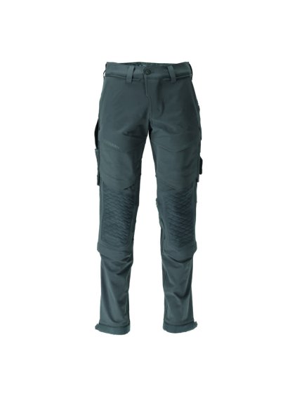 Kalhoty s kolenními kapsami Lesní zelená (Velikost 68)