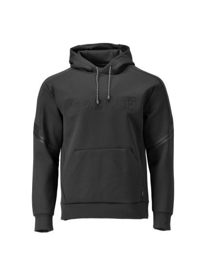 Fleecová mikina s kapucí Černá (Velikost XS)