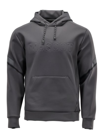 Fleecová mikina s kapucí Antracitově šedá (Velikost XS)