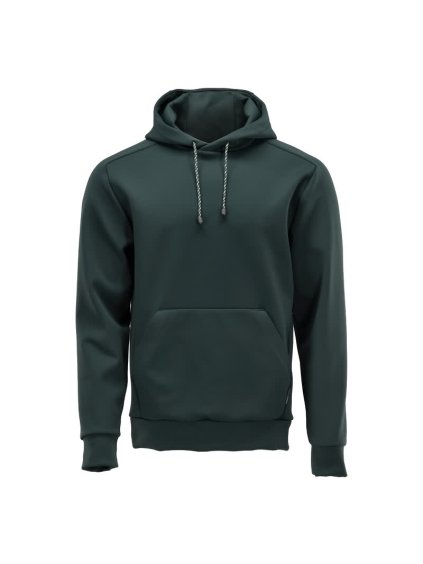 Fleecová mikina s kapucí Lesní zelená (Velikost XS)