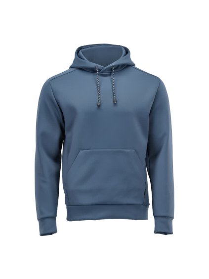 Fleecová mikina s kapucí Kamenná modř (Velikost XS)