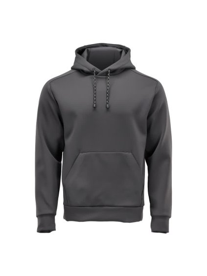 Fleecová mikina s kapucí Antracitově šedá (Velikost XS)