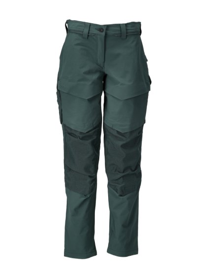 Kalhoty s kolenními kapsami Lesní zelená (Velikost 56)