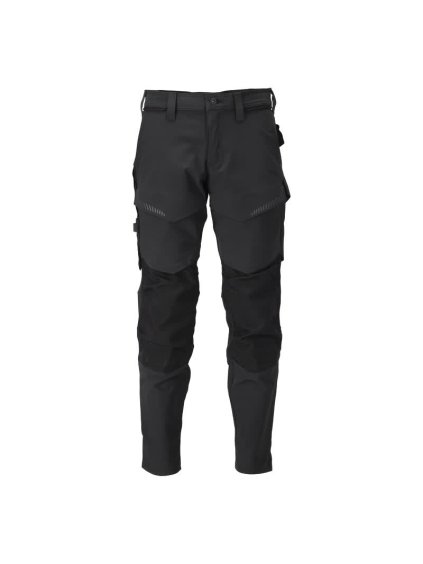 Kalhoty s kolenními kapsami Černá (Velikost 68)