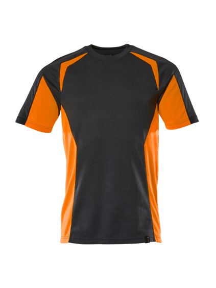 Triko Černá modrá/hi-vis oranžová (Velikost XS)