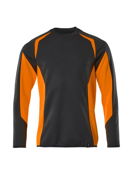 Mikina Černá modrá/hi-vis oranžová (Velikost XS)