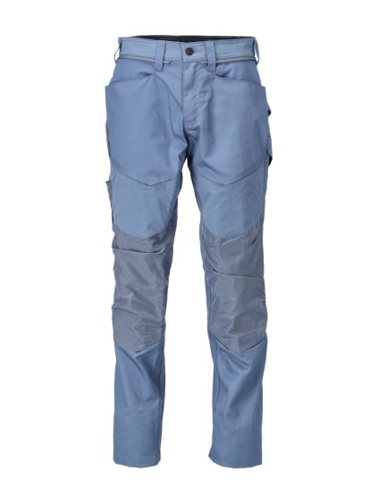 Kalhoty s kolenními kapsami Kamenná modř (Velikost 68)