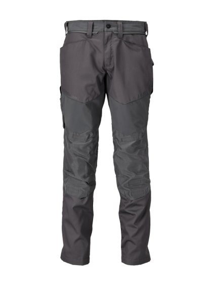 Kalhoty s kolenními kapsami Antracitově šedá (Velikost 68)