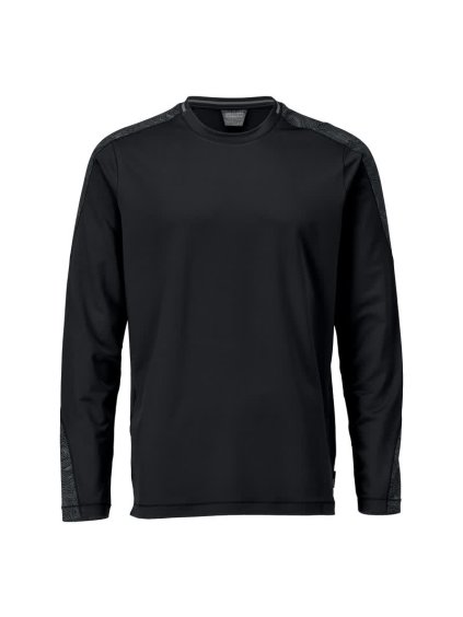 Triko s dlouhým rukávem Černá (Velikost XS)