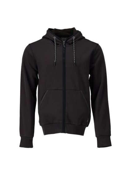 Mikina s kapucí na zip Černá (Velikost XS)