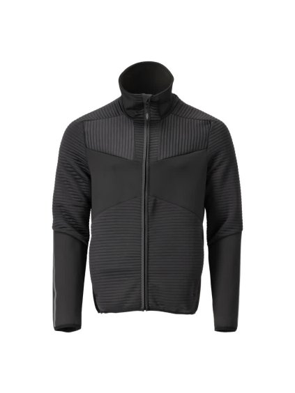 Fleecová mikina na zip Černá (Velikost XS)