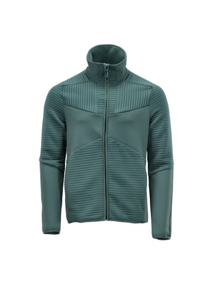 Fleecová mikina na zip Světlá lesní zelená (Velikost XS)