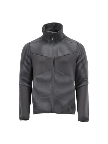 Fleecová mikina na zip Antracitově šedá (Velikost XS)