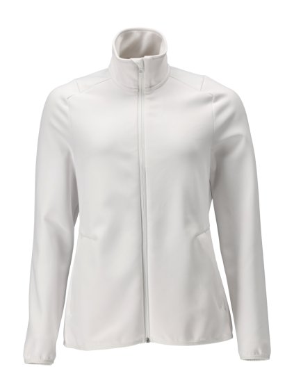 Fleecová mikina na zip Bílá (Velikost XS)