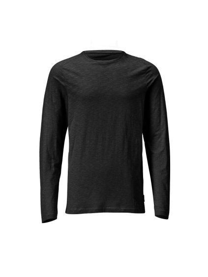 Triko s dlouhým rukávem Černá (Velikost XS)