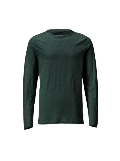 Triko s dlouhým rukávem Lesní zelená (Velikost XS)