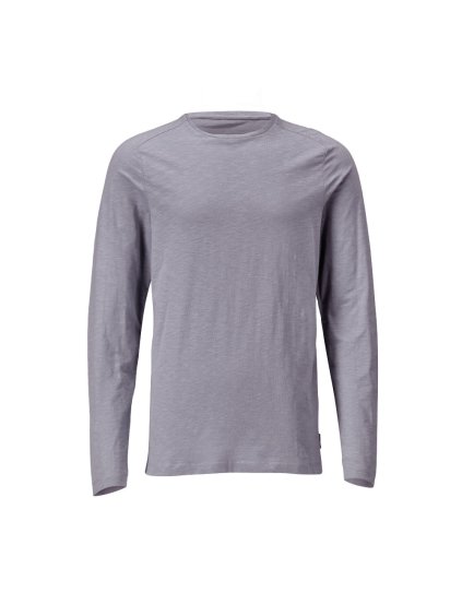 Triko s dlouhým rukávem Světle kamenná modř (Velikost XS)