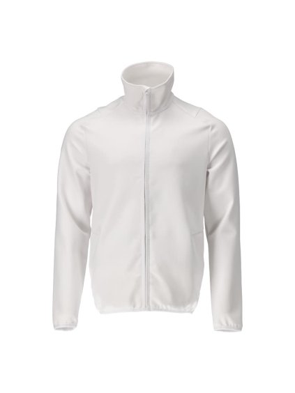 Fleecová mikina na zip Bílá (Velikost XS)