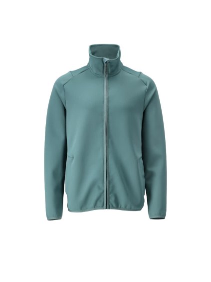 Fleecová mikina na zip Světlá lesní zelená (Velikost XS)