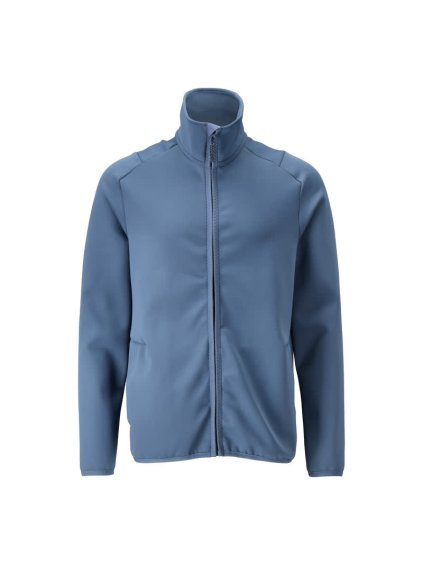 Fleecová mikina na zip Kamenná modř (Velikost XS)