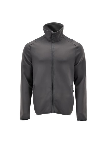 Fleecová mikina na zip Antracitově šedá (Velikost XS)