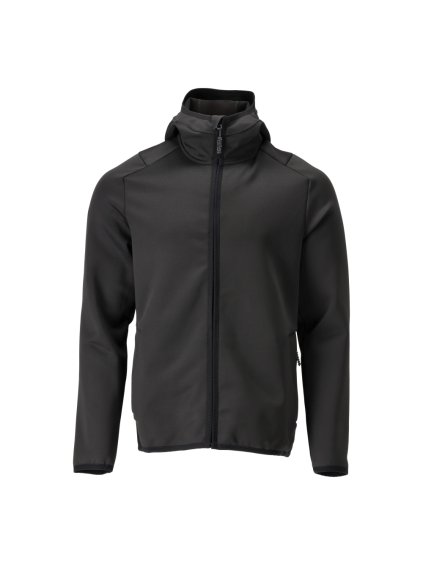 Fleecová mikina s kapucí Černá (Velikost XS)