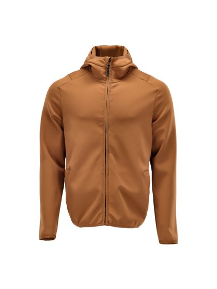 Fleecová mikina s kapucí Ořechově hnědá (Velikost XS)