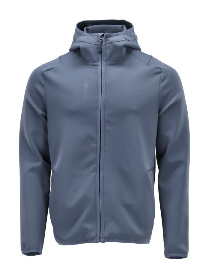 Fleecová mikina s kapucí Kamenná modř (Velikost XS)