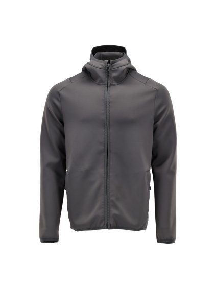 Fleecová mikina s kapucí Antracitově šedá (Velikost XS)