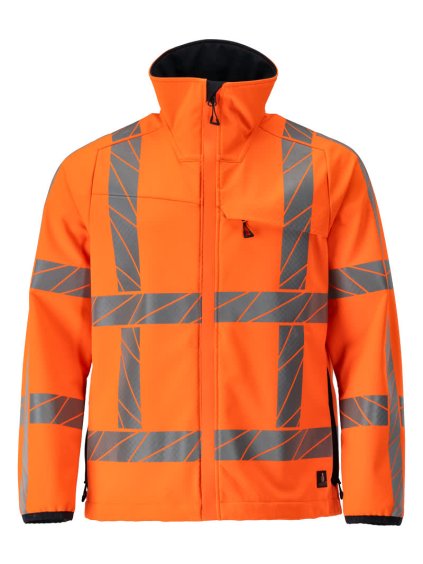 Softshell bunda Hi-vis oranžová (Velikost XS)