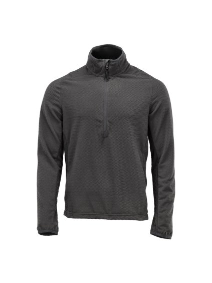 Mikrofleecová mikina s krátkým zipem Antracitově šedá (Velikost XS)