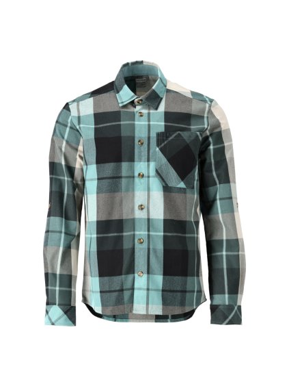 Košile Lesní zelená-kostkovaná (Velikost XS)