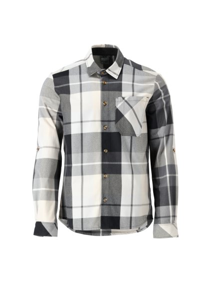 Košile Antracitově šedá kostkovaná (Velikost XS)