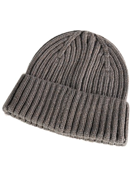 Pletená čepice Antracitově šedá (Velikost ONE SIZE)